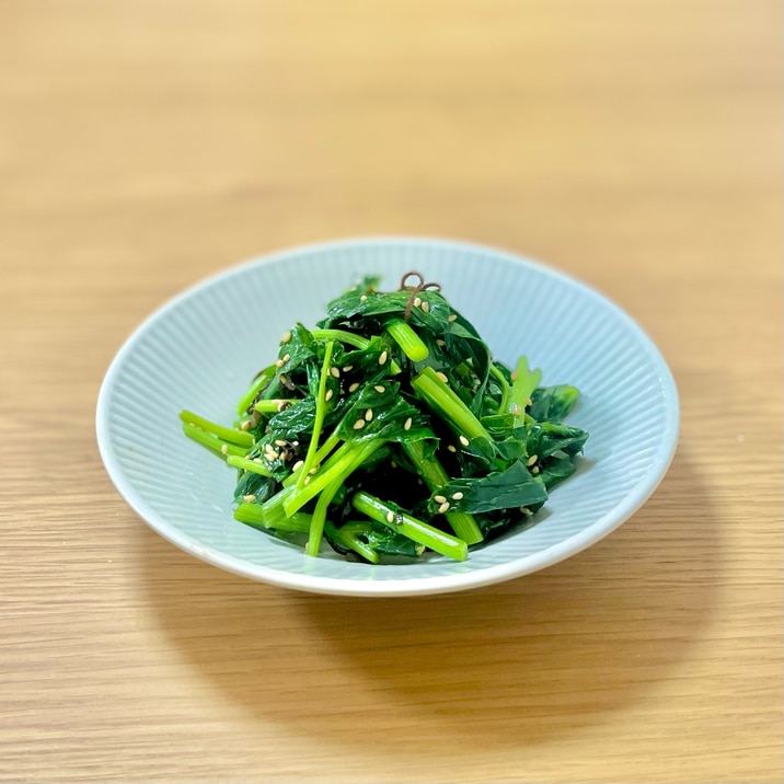 明日葉の塩昆布和え